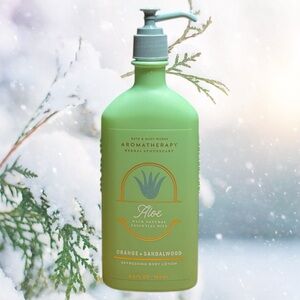 NWT Orange and Sandalwood Aloe Aromatherapy Lotion Bath and Body Works
